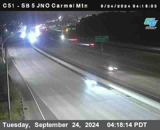 SB 5 at Carmel Mountain Rd.