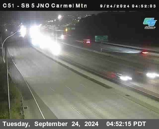 SB 5 at Carmel Mountain Rd.