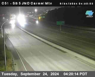 SB 5 at Carmel Mountain Rd.