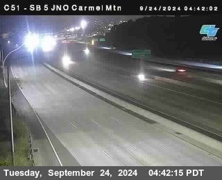 SB 5 at Carmel Mountain Rd.