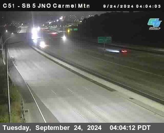 SB 5 at Carmel Mountain Rd.