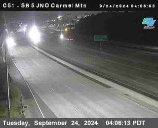 SB 5 at Carmel Mountain Rd.