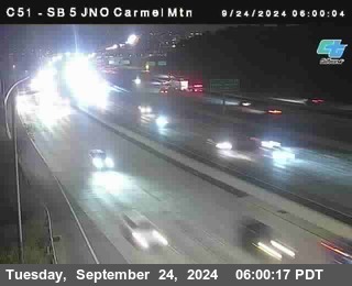 SB 5 at Carmel Mountain Rd.