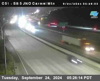 SB 5 at Carmel Mountain Rd.