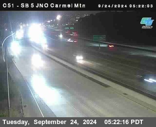 SB 5 at Carmel Mountain Rd.