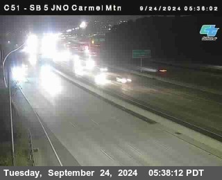 SB 5 at Carmel Mountain Rd.