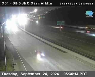 SB 5 at Carmel Mountain Rd.