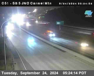 SB 5 at Carmel Mountain Rd.