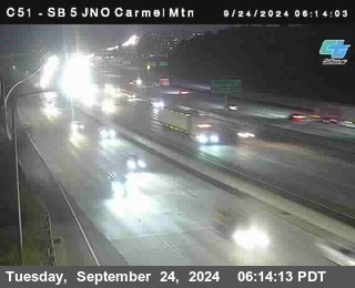 SB 5 at Carmel Mountain Rd.