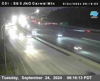 SB 5 at Carmel Mountain Rd.