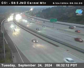 SB 5 at Carmel Mountain Rd.