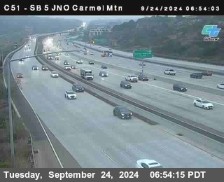 SB 5 at Carmel Mountain Rd.