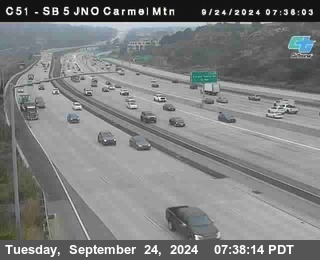 SB 5 at Carmel Mountain Rd.