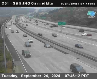 SB 5 at Carmel Mountain Rd.