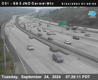 SB 5 at Carmel Mountain Rd.