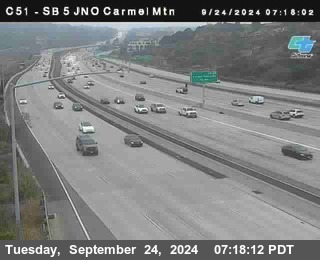 SB 5 at Carmel Mountain Rd.