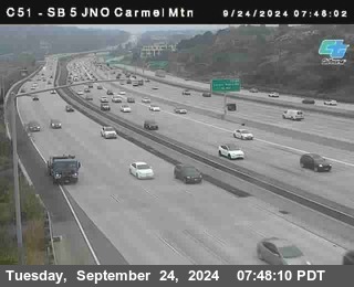 SB 5 at Carmel Mountain Rd.