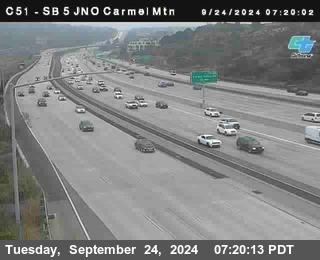 SB 5 at Carmel Mountain Rd.