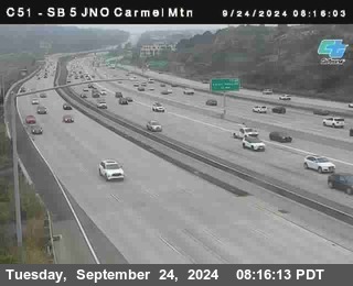 SB 5 at Carmel Mountain Rd.