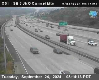 SB 5 at Carmel Mountain Rd.