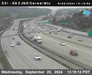 SB 5 at Carmel Mountain Rd.