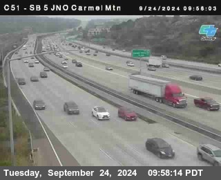 SB 5 at Carmel Mountain Rd.