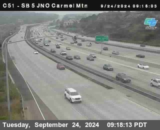 SB 5 at Carmel Mountain Rd.