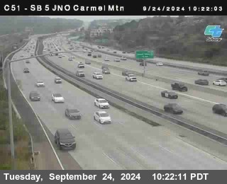 SB 5 at Carmel Mountain Rd.