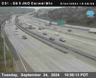 SB 5 at Carmel Mountain Rd.