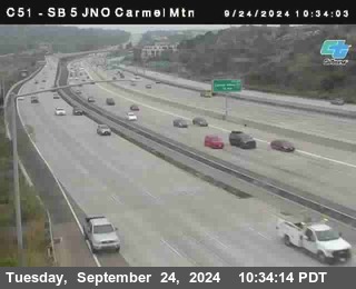 SB 5 at Carmel Mountain Rd.