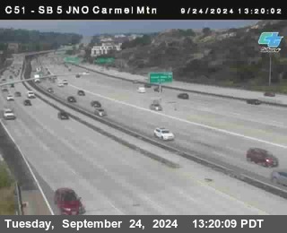 SB 5 at Carmel Mountain Rd.