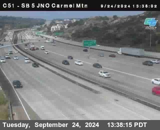 SB 5 at Carmel Mountain Rd.