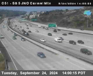 SB 5 at Carmel Mountain Rd.