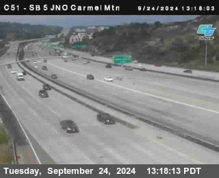 SB 5 at Carmel Mountain Rd.