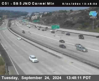 SB 5 at Carmel Mountain Rd.