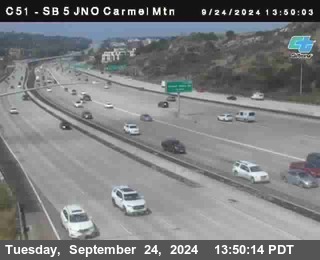 SB 5 at Carmel Mountain Rd.