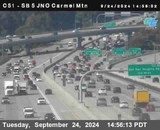 SB 5 at Carmel Mountain Rd.