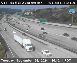 SB 5 at Carmel Mountain Rd.