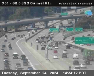 SB 5 at Carmel Mountain Rd.