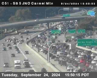 SB 5 at Carmel Mountain Rd.