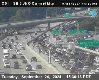 SB 5 at Carmel Mountain Rd.