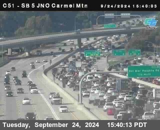 SB 5 at Carmel Mountain Rd.