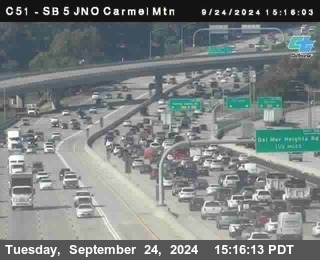 SB 5 at Carmel Mountain Rd.