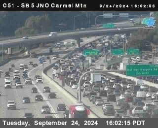 SB 5 at Carmel Mountain Rd.