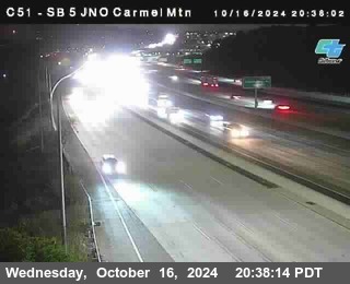 SB 5 at Carmel Mountain Rd.