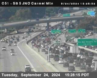 SB 5 at Carmel Mountain Rd.