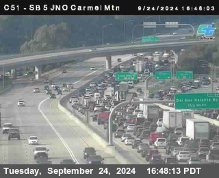 SB 5 at Carmel Mountain Rd.