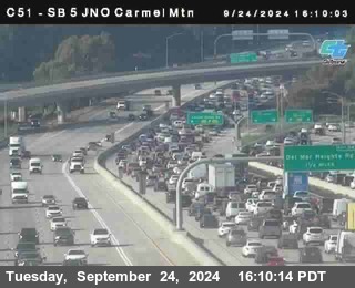 SB 5 at Carmel Mountain Rd.