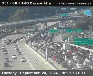 SB 5 at Carmel Mountain Rd.