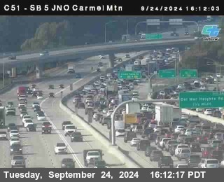 SB 5 at Carmel Mountain Rd.